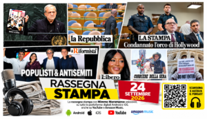 Rassegna stampa 25 settembre 2026: le prime pagine dei quotidiani (Podcast e Prime pagine)