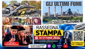 Rassegna stampa 30 ottobre 2026: le prime pagine dei quotidiani (Podcast e Prime pagine)