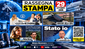Rassegna stampa 29 ottobre 2026: le prime pagine dei quotidiani (Podcast e Prime pagine)