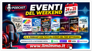 Eventi weekend Murgia Barese: cosa fare il 24 e 25 ottobre (PODCAST)